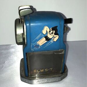☆オブジェ☆鉄腕アトム 鉛筆削り 昭和 レトロ ELM S-7 青色