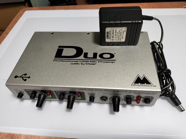 M-Audio Duo USB オーディオインターフェースプリアンプ S/PDIF付き 動作確認済み