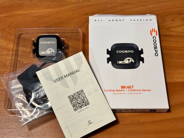 【未使用】開封品 自転車用 スピード&ケイデンスセンサー coospo