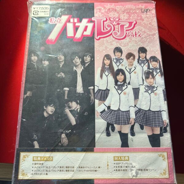 私立バカレア高校 DVD-BOX 初回限定盤 特典は校章ワッペン、ブックレット付き(生写真のみなし)