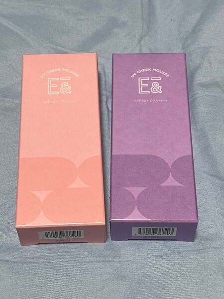 新品未使用 2本 EITHER& UVチークムース イーザーアンド 01 PINK BLUSH 03 LAVENDER BLUSH