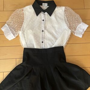 エミプラス emi+ シャツ ブラウス オーガンジー トップス