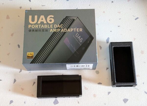 【専用ケース付き】Shanling UA6 USB DAC AMP ドングル型 ブラック