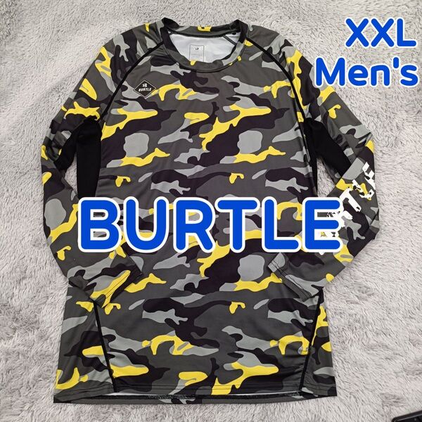 BURTLE バートル 長袖シャツ ワークシャツ 迷彩 カモフラージュ柄 総柄 メンズ XXL 3L