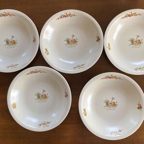 SHOWA A.LACO カレー皿5枚セット カントリー調 カレー シチュー オーブン、電子レンジ対応 レトロ食器 コレクション
