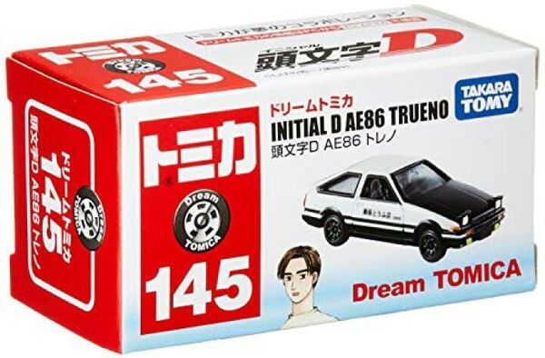 タカラトミートミカ 頭文字D AE86トレノ 廃盤品 絶版品 希少品 ドリームトミカ 頭文字D AE86 藤原拓海
