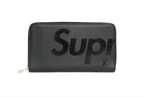 未使用☆正規品 ルイヴィトン Supreme シュプリーム 黒 ブラック ノワール ジッピーオーガナイザー NM M67723