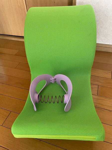 ゆらころん グリーン La.VIE 内股de Diet Fit 2点セット エクセサイズ器具 バランスチェア YURAKORON