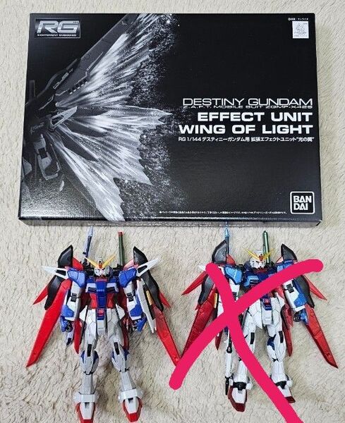 RGデスティニーガンダム 光の翼 ガンプラ バンダイ