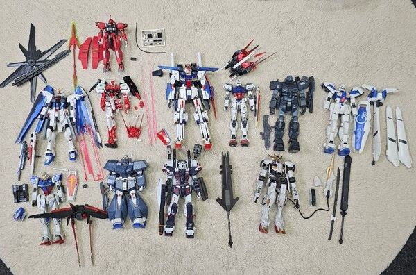 MGガンプラ ジャンク まとめ売り ZZ フルアーマーガンダム バンダイ