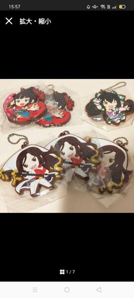 アイドルマスターシンデレラガールズ ラバーマスコット 浜口あやめ 的場梨沙 向井