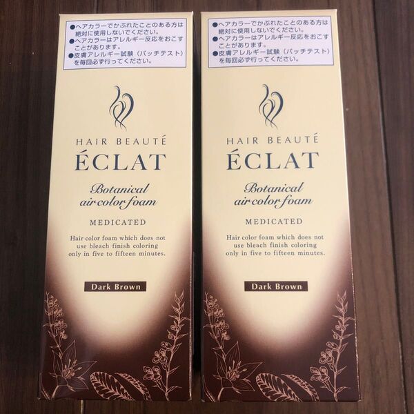 ヘアボーテ エクラ ボタニカル ヘアカラーファーム ヘアボーテエクラ ダークブラウン 80g エアカラー ボタニカルエアフォーム