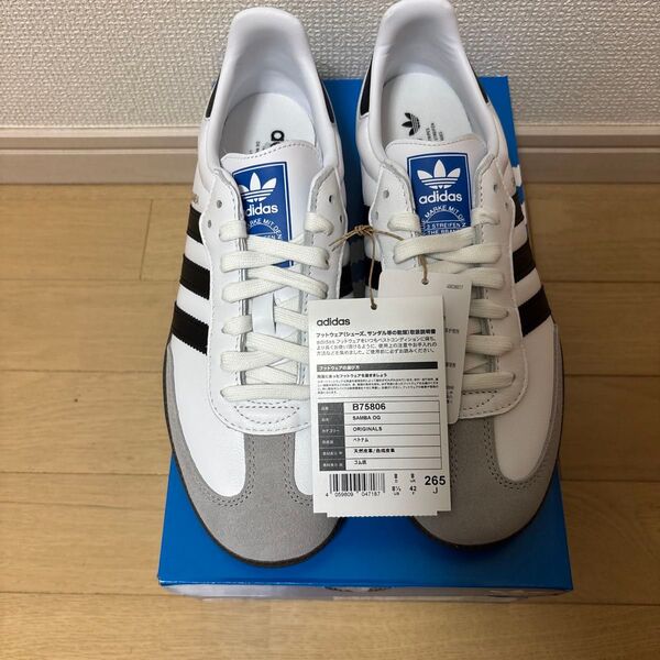 アディダス公式 シューズ スニーカー adidas SAMBA OG whitesneaker ローカット