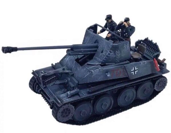 第二次世界大戦 ドイツ軍マーダーⅢ対戦車自走砲(グレー)1/72 塗装済み完成品模型