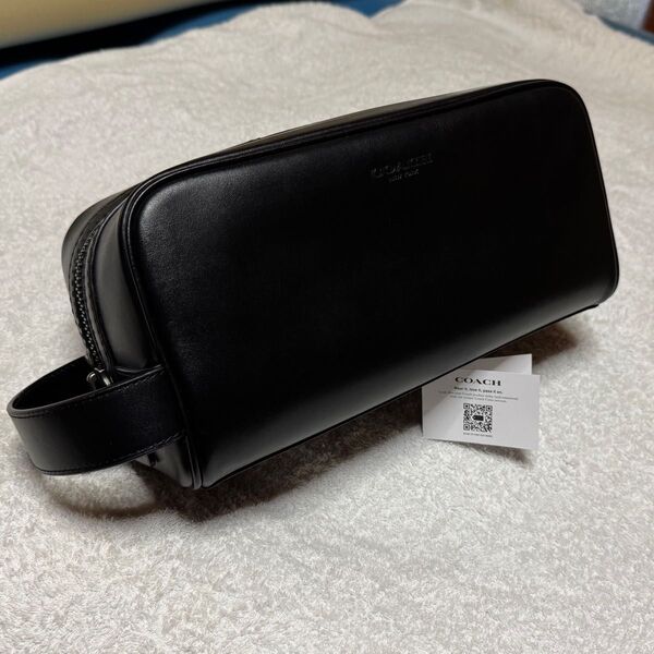 コーチ COACH クラッチバッグ トラベルキットポーチレザー2836
