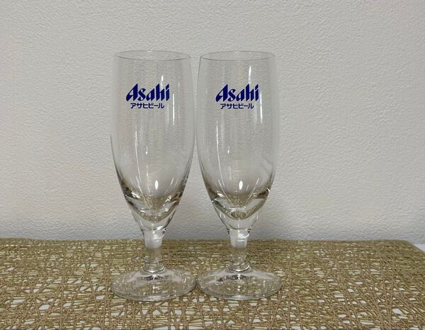 アサヒビール ロゴ入りグラス 2個セット