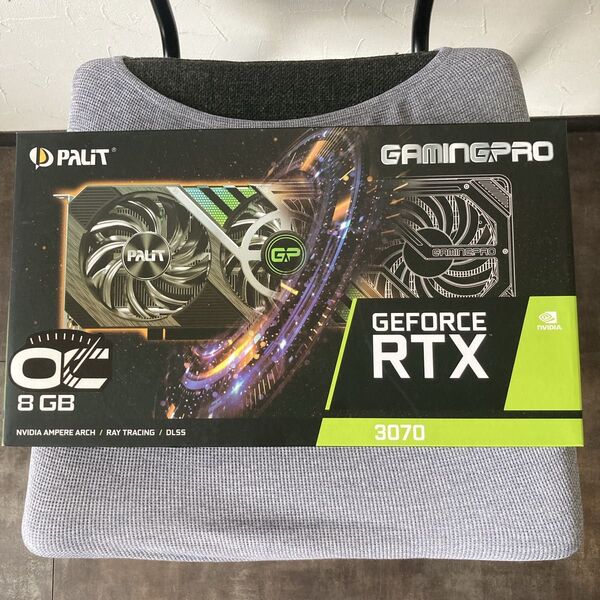 未開封未使用 Palit GeForce RTX3070 GP OC 8GB GDR6 NE63070S19P2-1041A