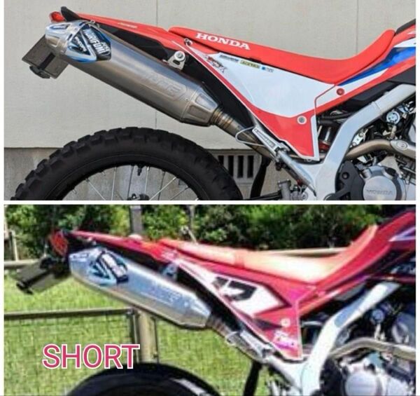 WHOOPS 【CRF250RLLY/250L MD47】 ステンレス/ショート
