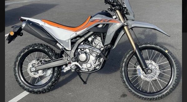 力造(Rikizoh) リキゾウ ブッシュシート (座面×サイド):ブラック×オレンジ CRF250L (S) HONDA