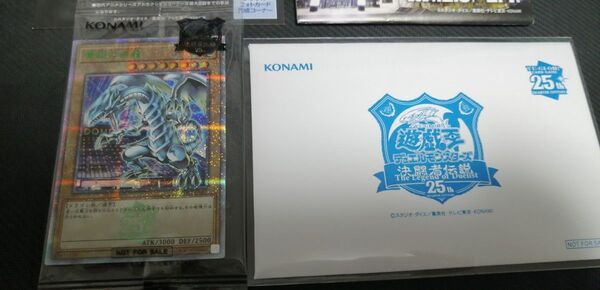 青眼の白龍 決闘者伝説 東京ドーム限定 25thシークレットレア 封筒付き