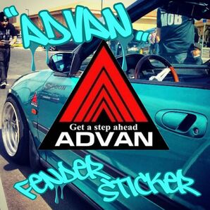 ADVAN Racing アドバン ステッカー 2枚set JDM 環状