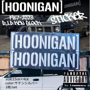 HOONIGAN フーニガン デカールステッカー 2枚セット