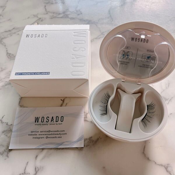 【未使用】 wosado Silky black マグネット つけまつげ