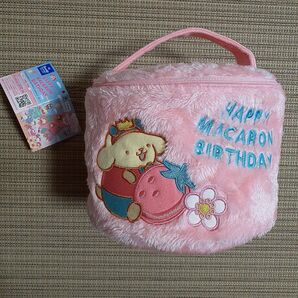 新品 Sanrio ポムポムプリン バニティポーチ 収納ケース ボックス ピンク