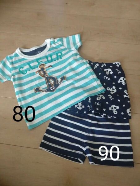 子供服 半袖 ショートパンツ 90