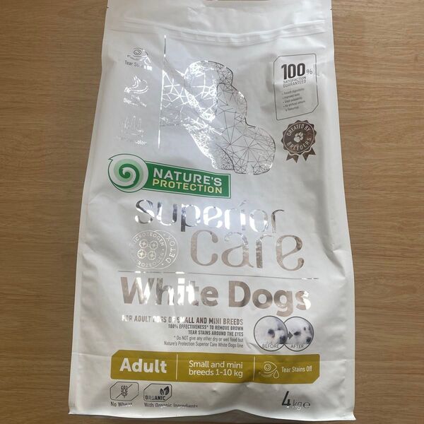 NATURE'S PROTECTION 犬用 ホワイトドッグ ラム アダルト 4kg×1個