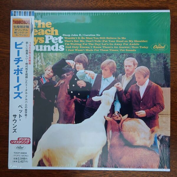 CD THE BEACH BOYS / PET SOUNDS 紙ジャケット帯付き 美品