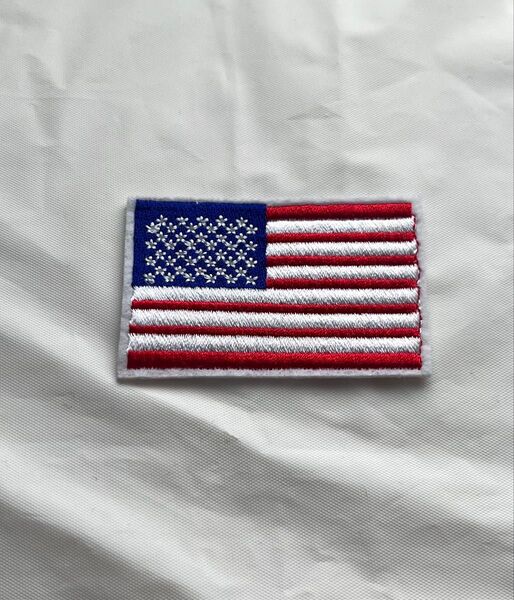 星条旗 ワッペン 刺繍 アップリケ ハンドメイド