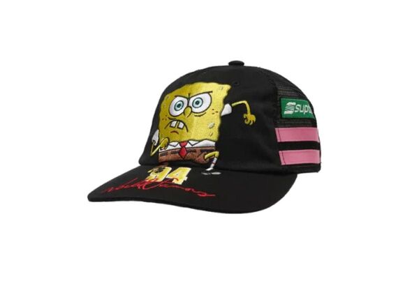 Supreme x SpongeBob Jeff Hamilton Mesh Back 6-Panel "Black"