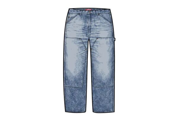 Supreme Worn Double Knee Painter Pant "Denim" size 32