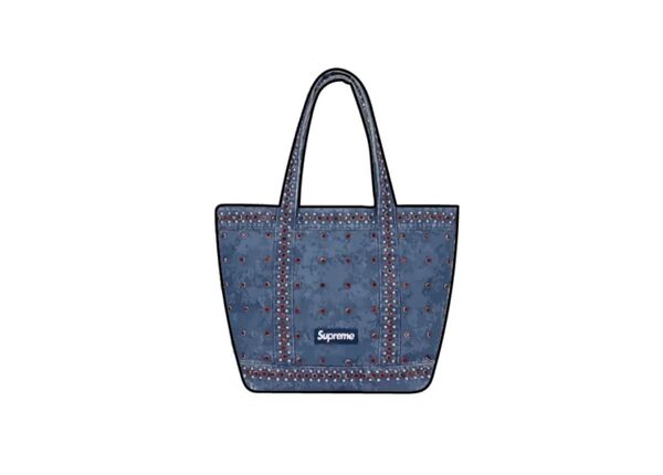 Supreme x b.b. Simon Denim Tote Bag "Washed Indigo"