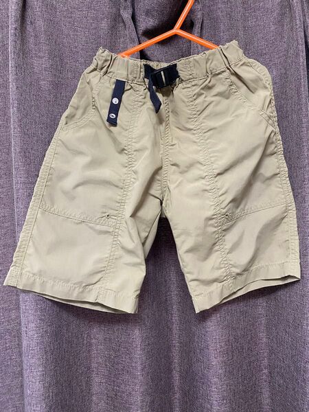 半ズボン ハーフパンツ キッズ 120cm ブランシェス ベージュ