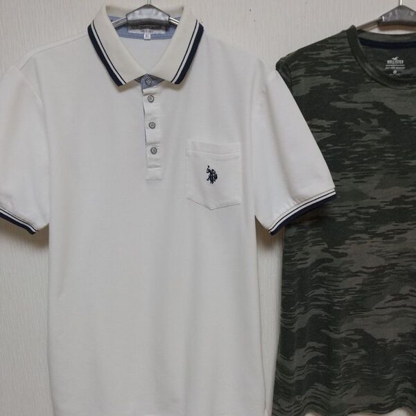 U.S. POLO ASSN. 鹿の子 ポロシャツ Lサイズ(おまけ付き)