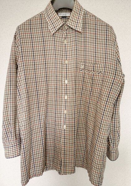 LYLE & SCOT BLACK LABEL 長袖シャツ チェック LL