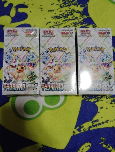 ポケモンカードゲーム テラスタルフェスex 3BOX シュリンク付