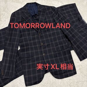 希少 TOMORROWLAND トゥモローランド × ロロピアーナ セットアップ カシミヤ 黒系統