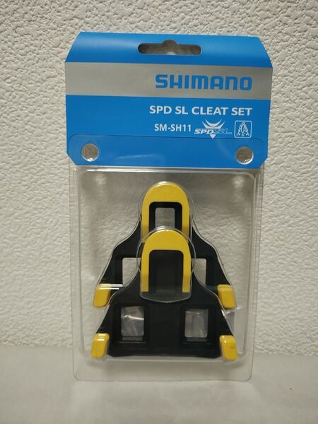 シマノ SM-SH11 SPD-SL クリートセット 黄色 ロードバイクシューズ用【新品・未使用】