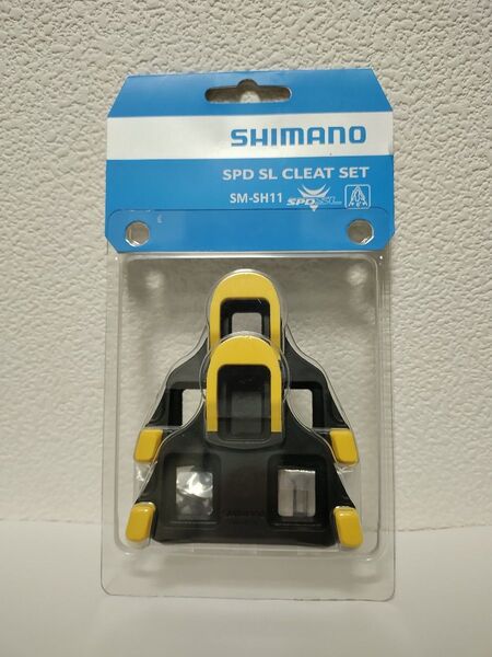 シマノ SM-SH11 SPD-SL クリートセット 黄色 ロードバイクシューズ用【新品・未使用】