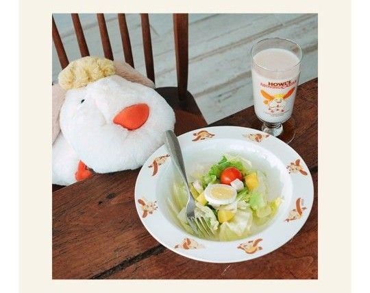 韓国限定「ハウルの動く城」ヒン プレート グラス 2点セット