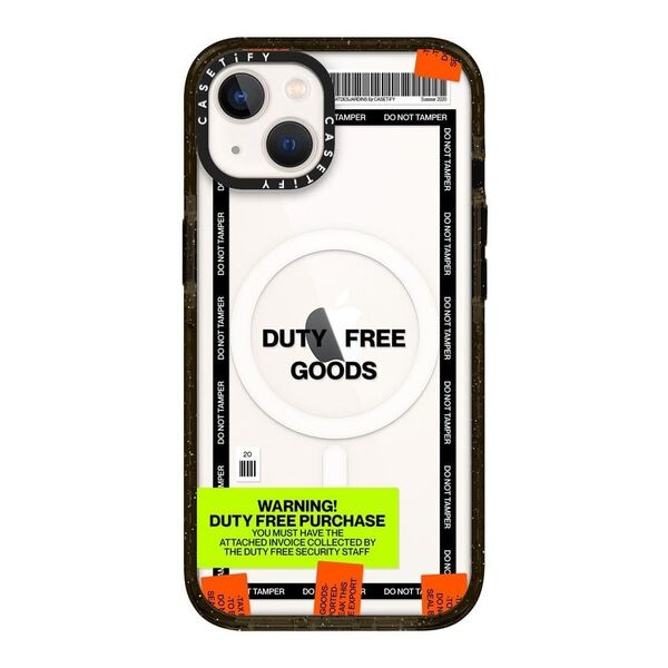 CASETiFY MagSafe 対応 インパクトケース iPhone 13 - Duty Free - クリア ブラック