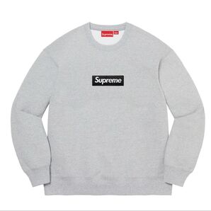 22fw supreme Box Logo Crewneck L Heather Grey シュプリーム トレーナー