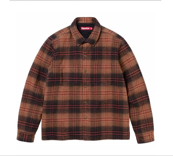 supreme Lined Flannel Snap Shirt L シュプリーム チェック フランネル L ブラック シャツ