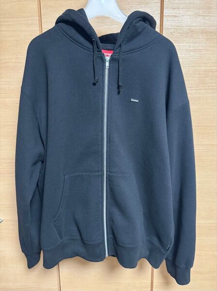 supreme Small Box Zip Up Hooded Sweatshirt L