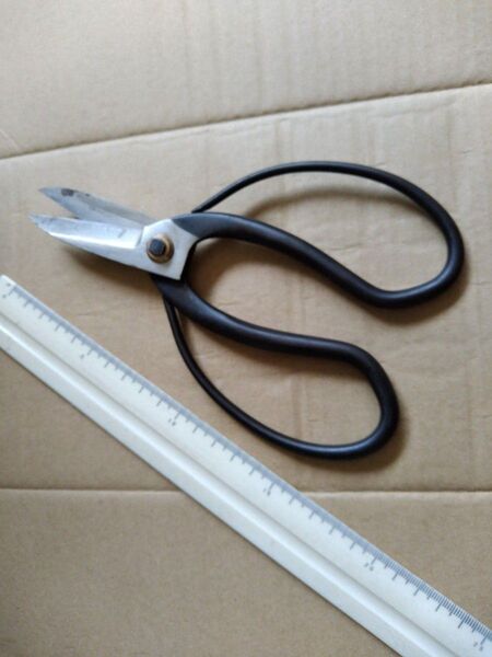大久保鋏 (剪定鋏・園芸鋏) 全長約19cm 刃長55mm ①