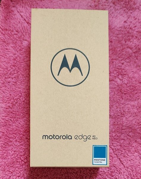 motorola edge 40 neo 6.55インチ メモリー8GB ストレージ256GB カリビアンブルー+新品TPUケース