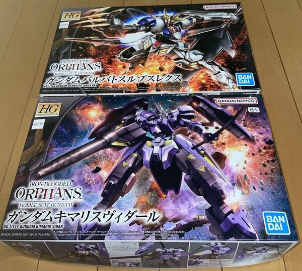 2個セット HG 1/144 ガンダムバルバトスルプスレクス&ガンダムキマリスヴィダール